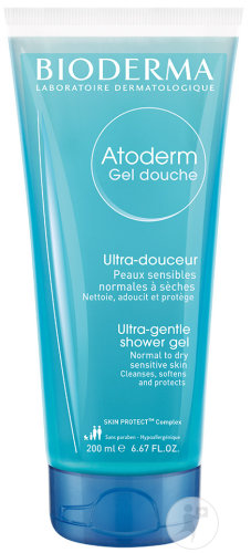 Bioderma Atoderm Gel Douche Nettoyant Douceur Quotidien Sans Savon Peaux Sensibles Sèches 200ml