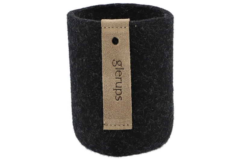 GLERUPS QUIETZY CHARCOAL WOOL MØRKEGRÅ JATZY-SÆT I ULD