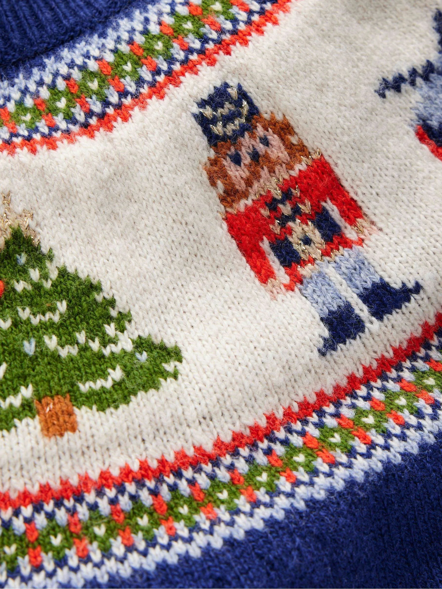 Boden Nutcracker Festive Fair Isle Jumper