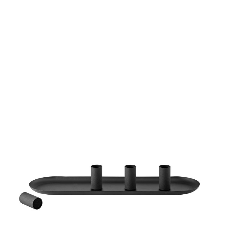 Blomus Loha kandelaar 37x11 Black