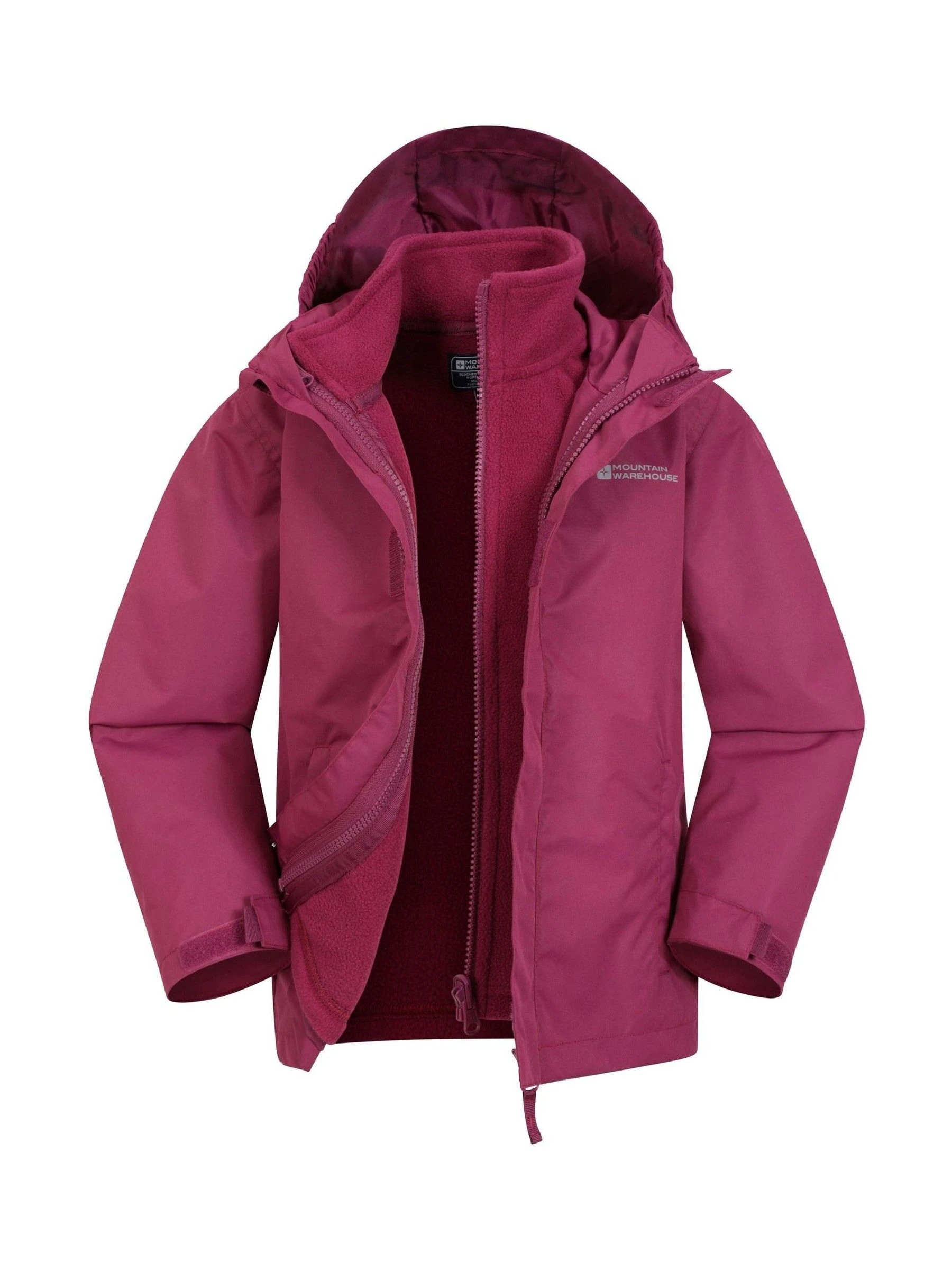 Bordeauxrood - Mountain Warehouse - Waterafstotend Fell 3-in-1 jack
