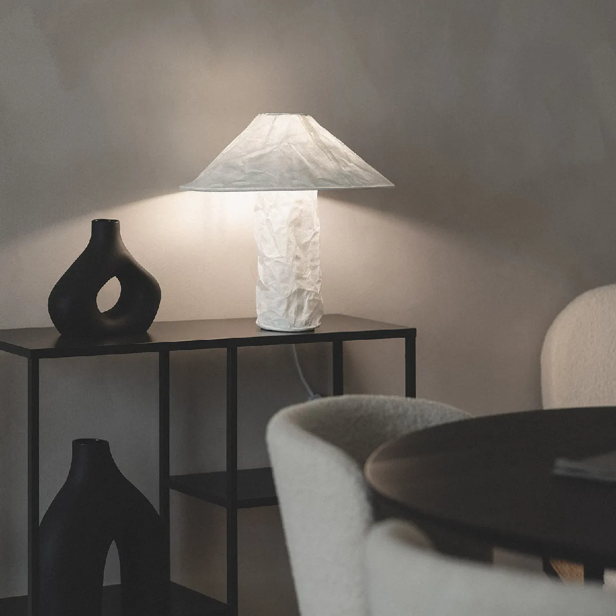Ledkia Lampe Tyvek Rapa - Blanc