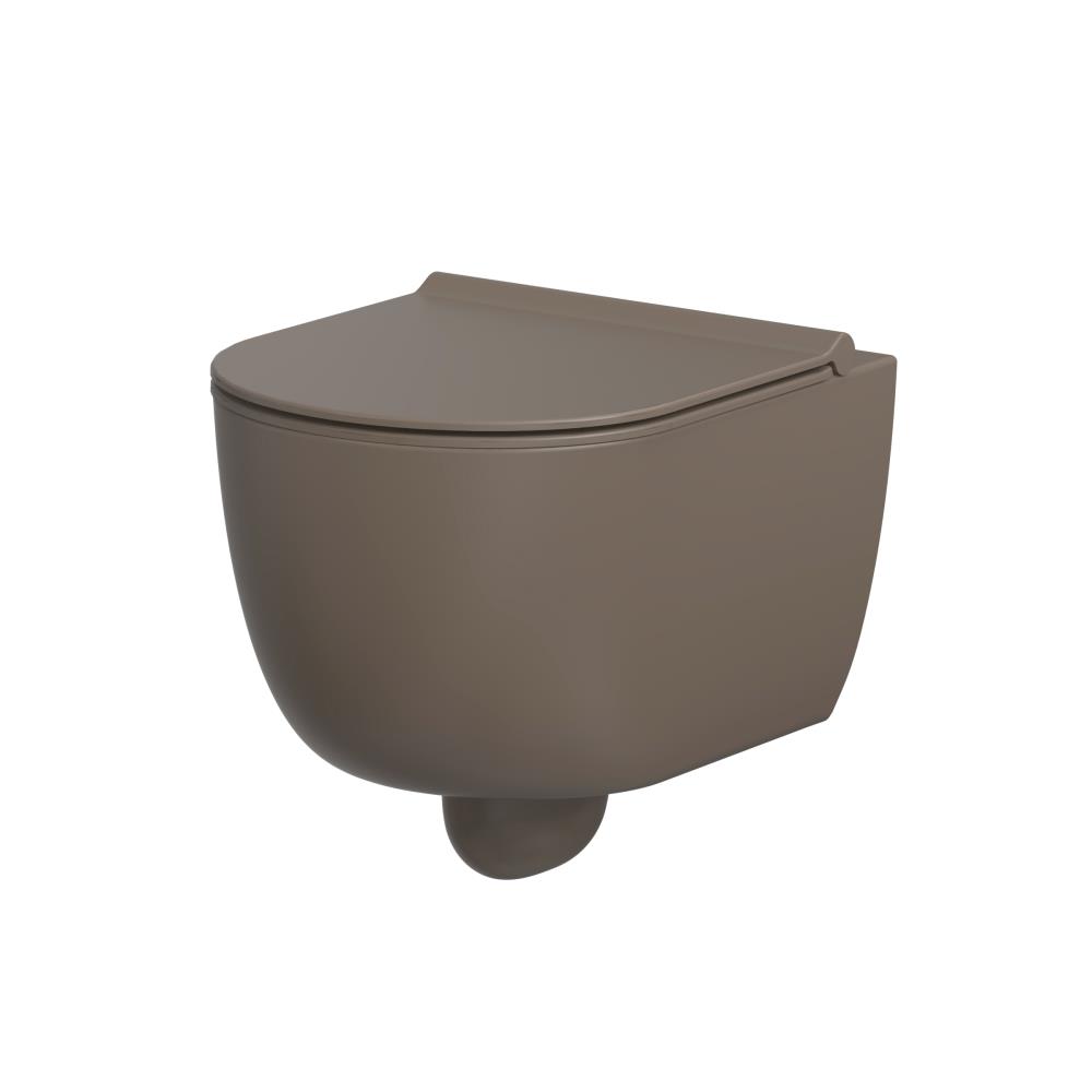 Xenz Gio randloos toilet 52cm met vortexspoeling coffee mat