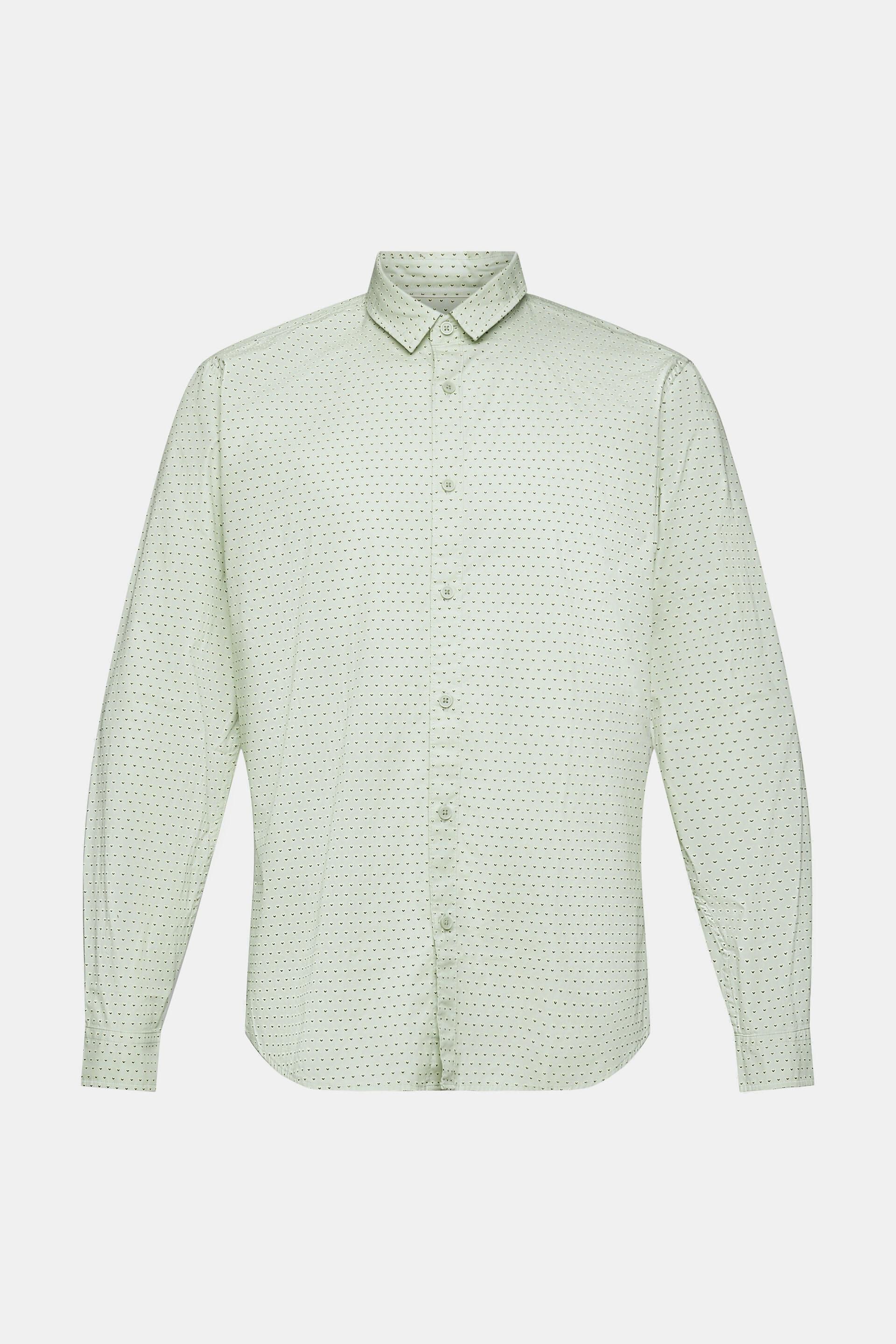 Chemise Slim Fit à imprimé cœurs