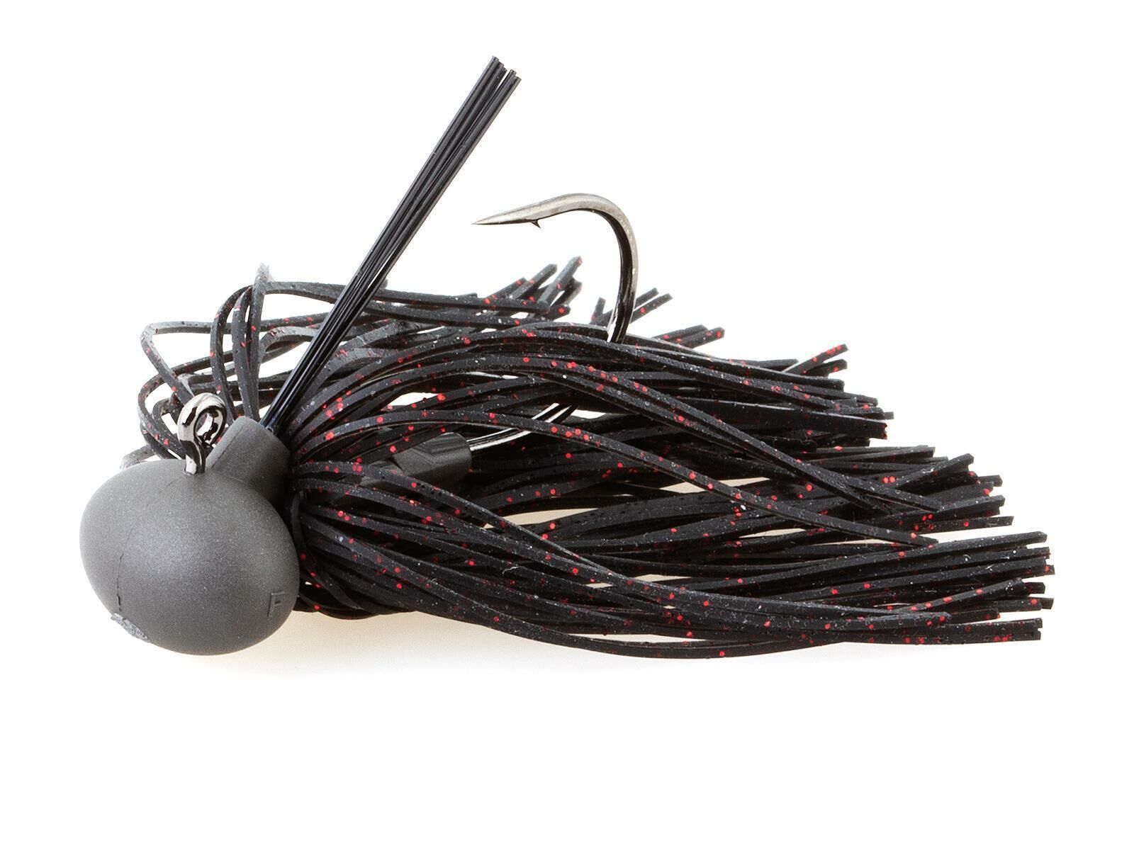 11g Rubber Jig Model II (Version 2) Black / Red