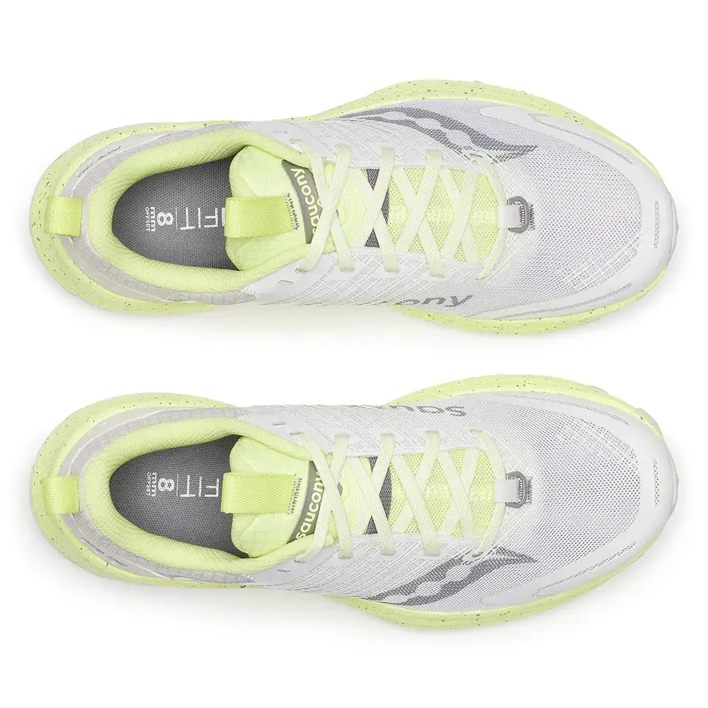 Saucony Ride TR2 Trail Hardloopschoenen Wit/Geel Dames