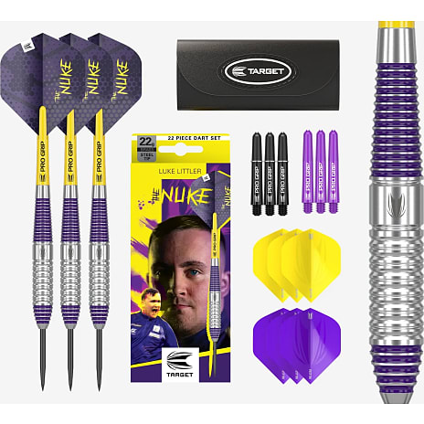 Target Darts Luke littler dartpile med pung 22 g
