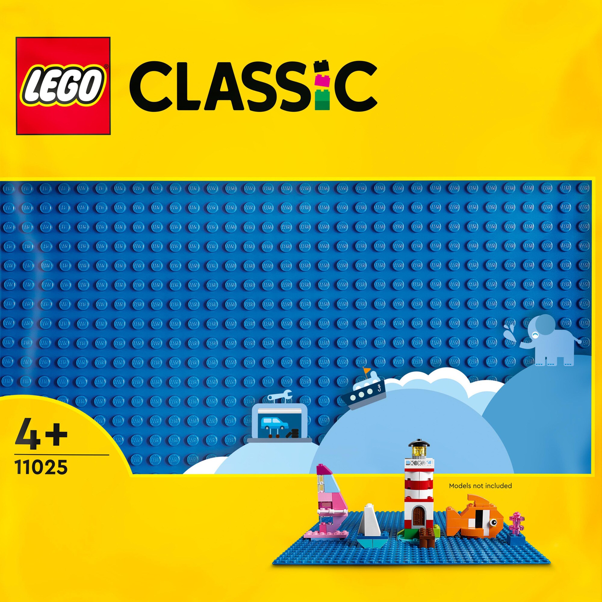 LEGO Konstruktionsspielzeug Classic Blaue Bauplatte