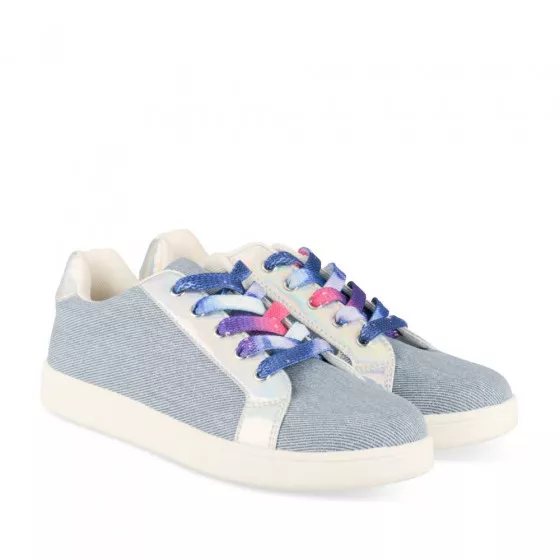 Baskets BLEU LOVELY SKULL
