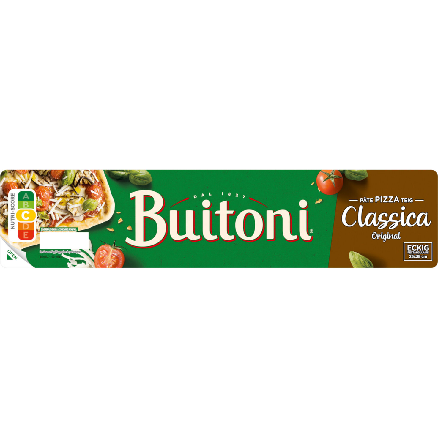 Buitoni Pizzateig Classica Original Eckig Ausgewallt 25x38cm