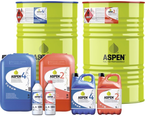 Aspen 4-takt alkylaatbenzine, 25 L voor tuinmachines