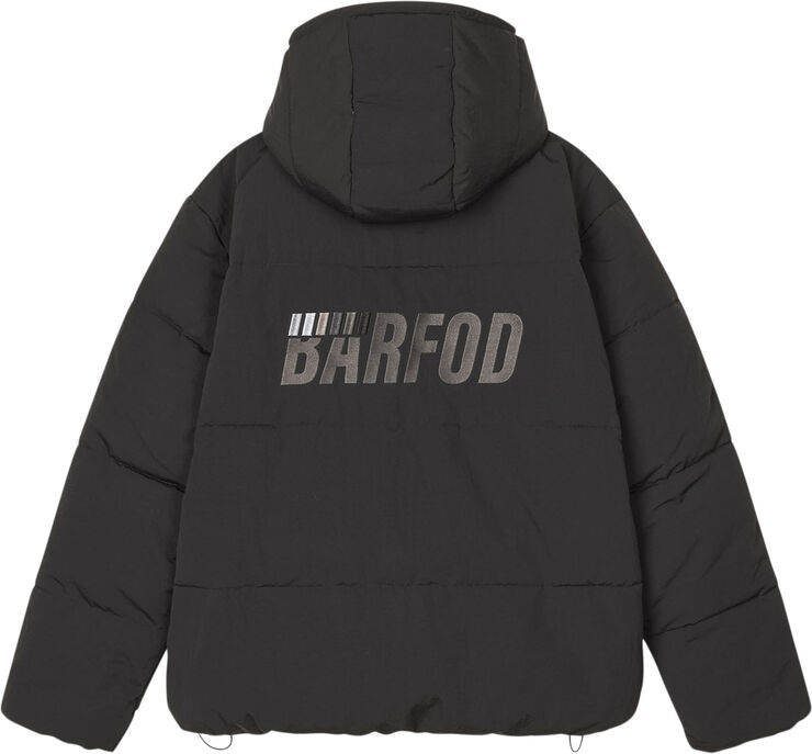Barfod Excursion'' Boxy Logo Puffer Jacke Black