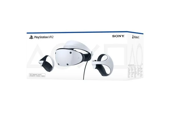 Sony PlayStation VR2, Dedikeret hovedmonteret skærm, Sort, Hvid, 110°, Monokromatisk, 110°, 120 Hz
