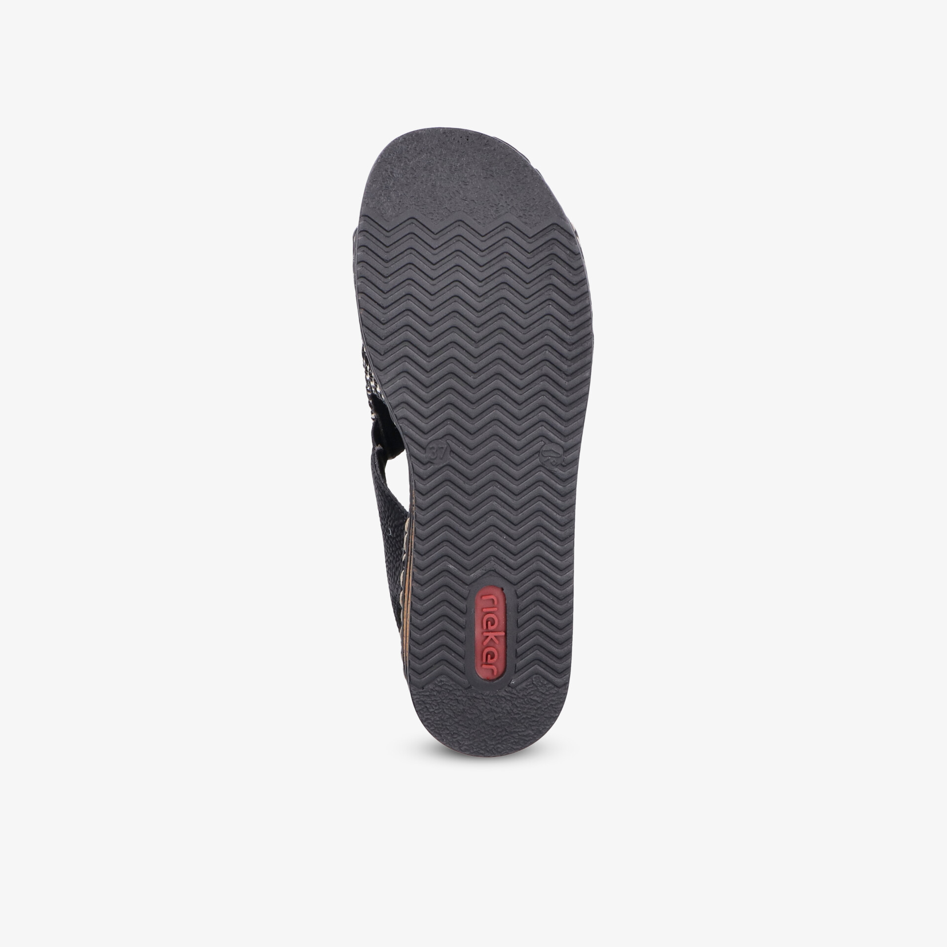 rieker Damen Keilsandalen schwarz