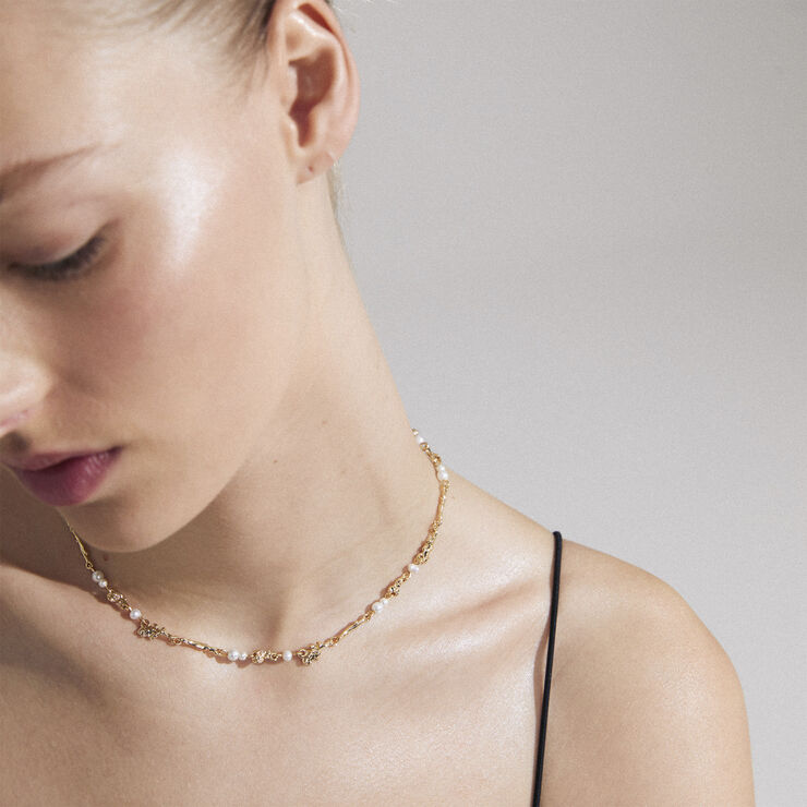 Pilgrim FOCUS recycled necklace gold-plated Guld