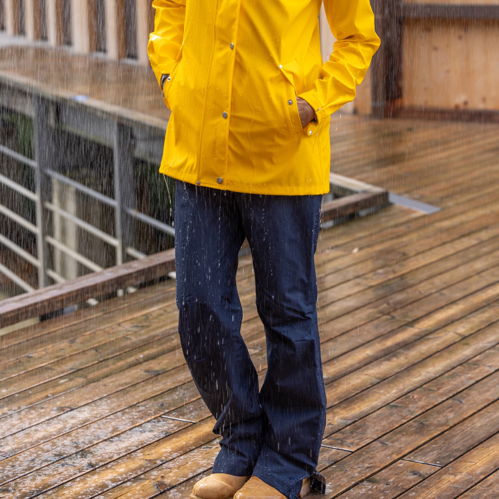Frauen Regenhose Della dark navy