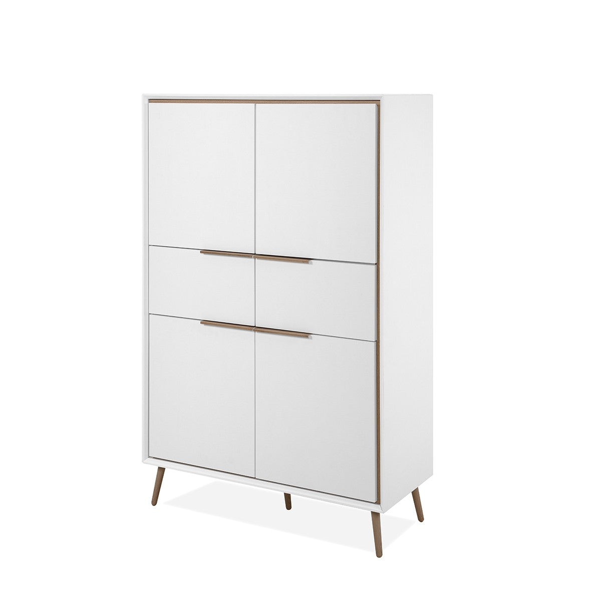 Calicosy - Buffetkast Arona - 90 cm - Houtlook | blanc