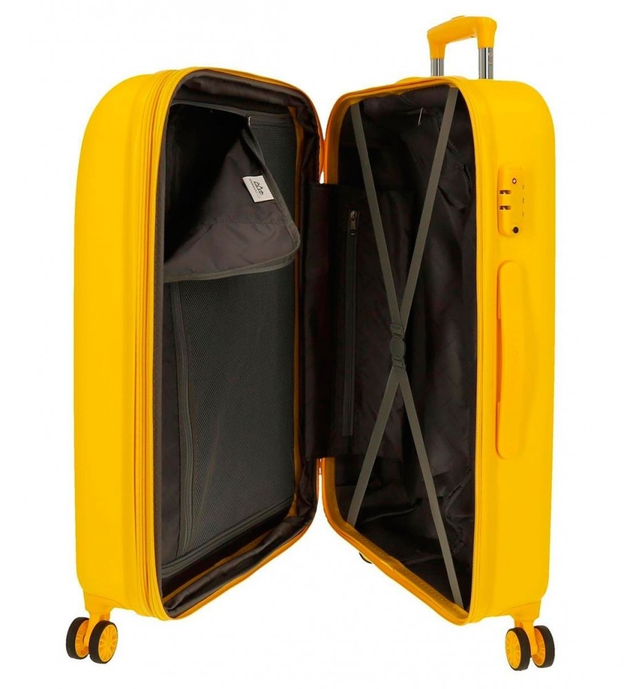 Mala média Movom Riga Rigida 70cm Amarela