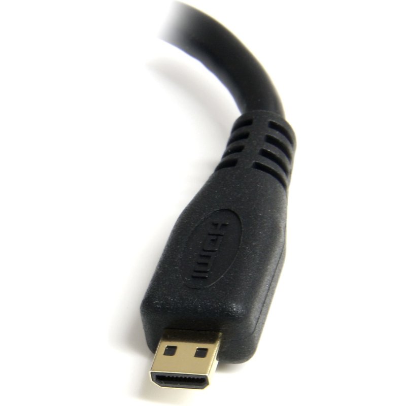 StarTech.com Câble adaptateur HDMI haute vitesse de 12cm - HDMI vers Micro HDMI - F/M - Noir