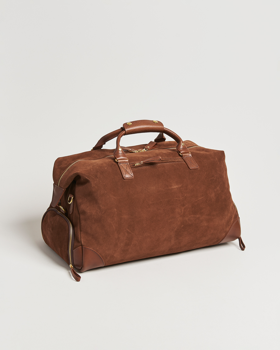 Bennett Winch Suede Weekender Brown