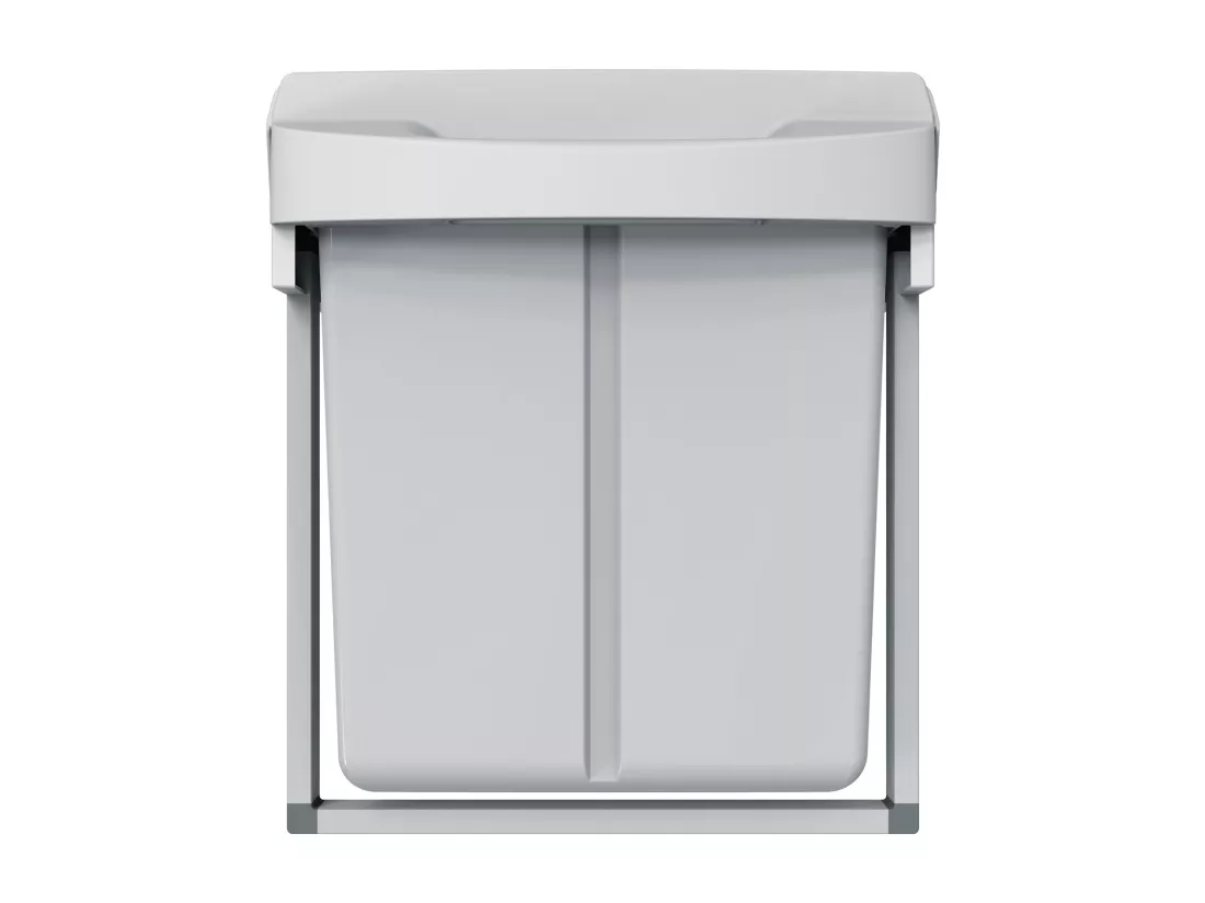 Poubelle encastrable 31L avec 3 compartiments