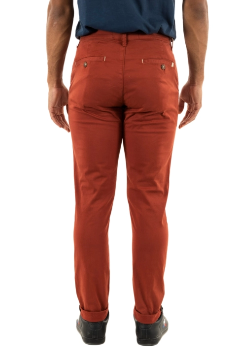 Pantalons Benson & Cherry classic brique