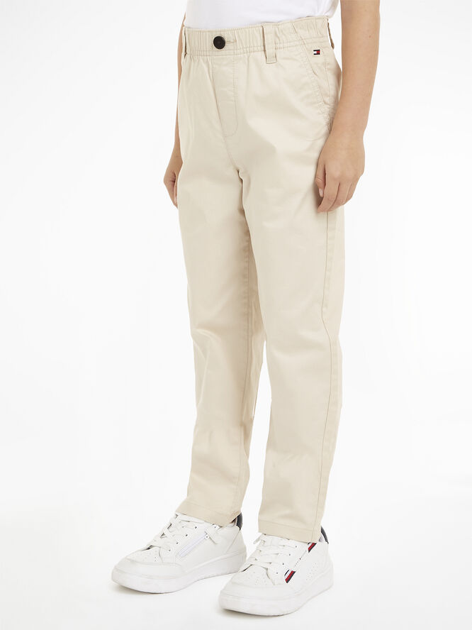 Tommy Hilfiger MONOTYPE EWB SKATER CHINO PANT Classic beige