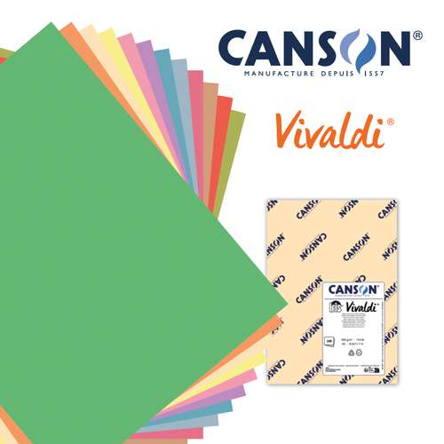 CANSON Iris Vivaldi® farbiges Papier-Sortiment