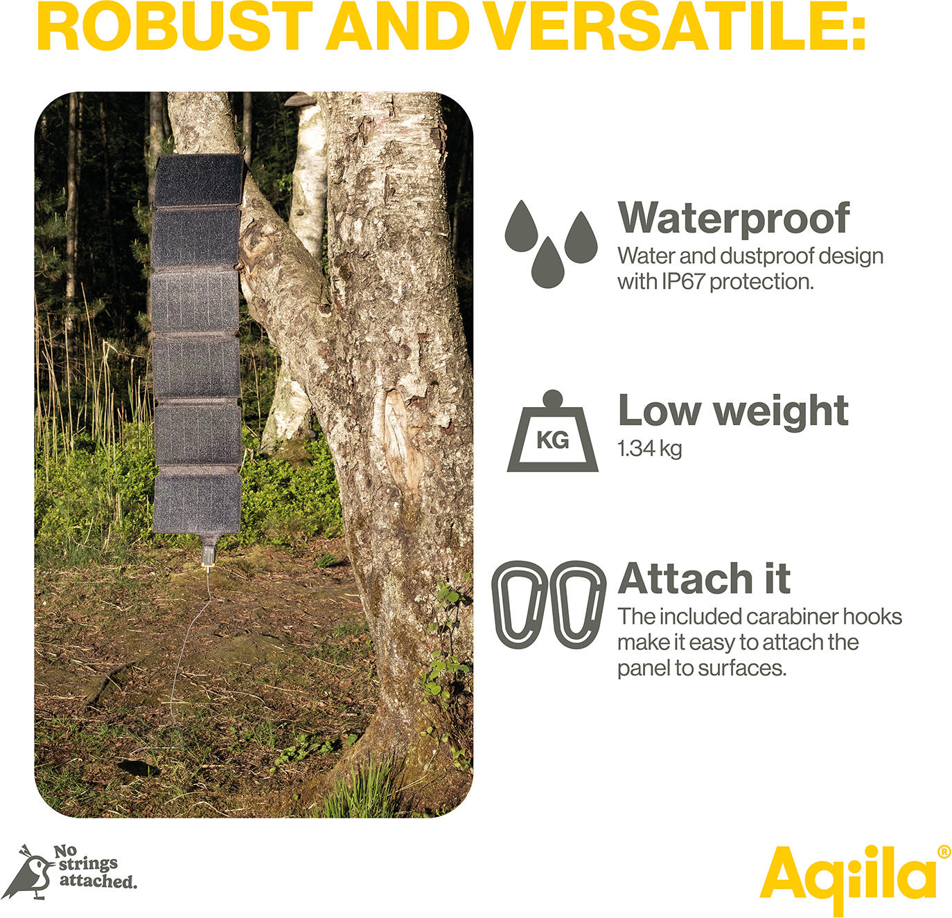 Aqiila Sunbird P56 56W Solar Charger