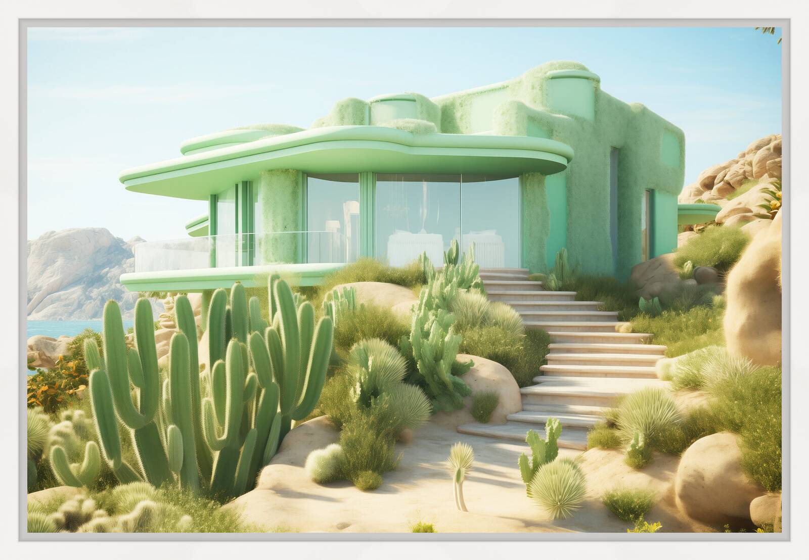 Desert Verde by Violeta Verve - Limited Edition. Edition of: 150. Signed.