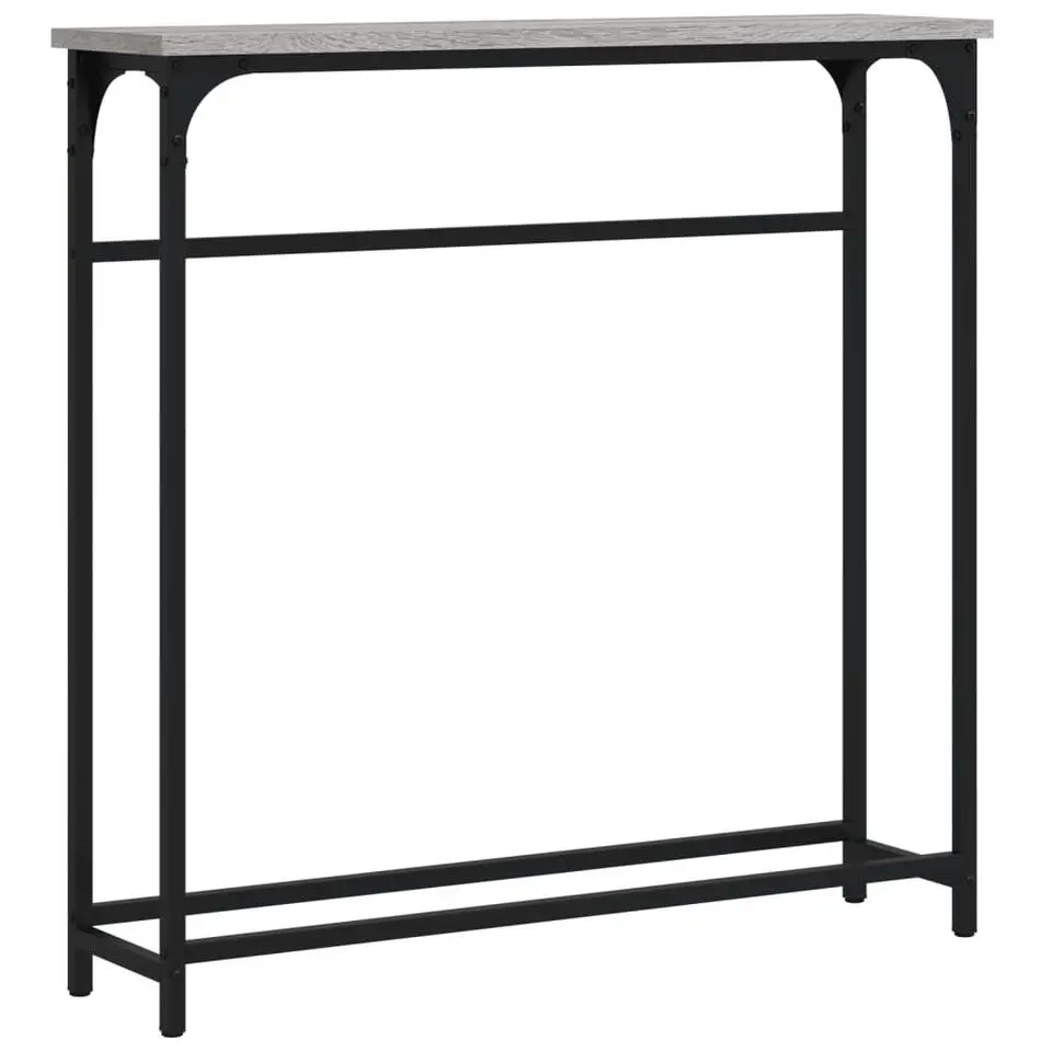 vidaXL - Wandtafel - Grijs sonoma eiken - Bewerkt hout - 75x19.5x75 cm