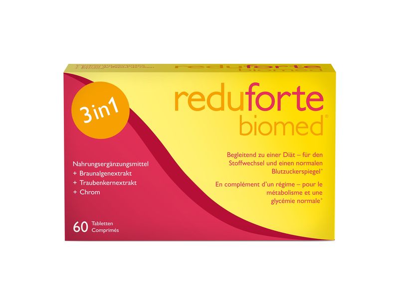 Biomed Reduforte 60 Tabletten Tabletten zur Kalorienreduzierung und Gewichtskontrolle
