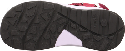 Superfit Criss Cross Sandaler, Rød/Grønn