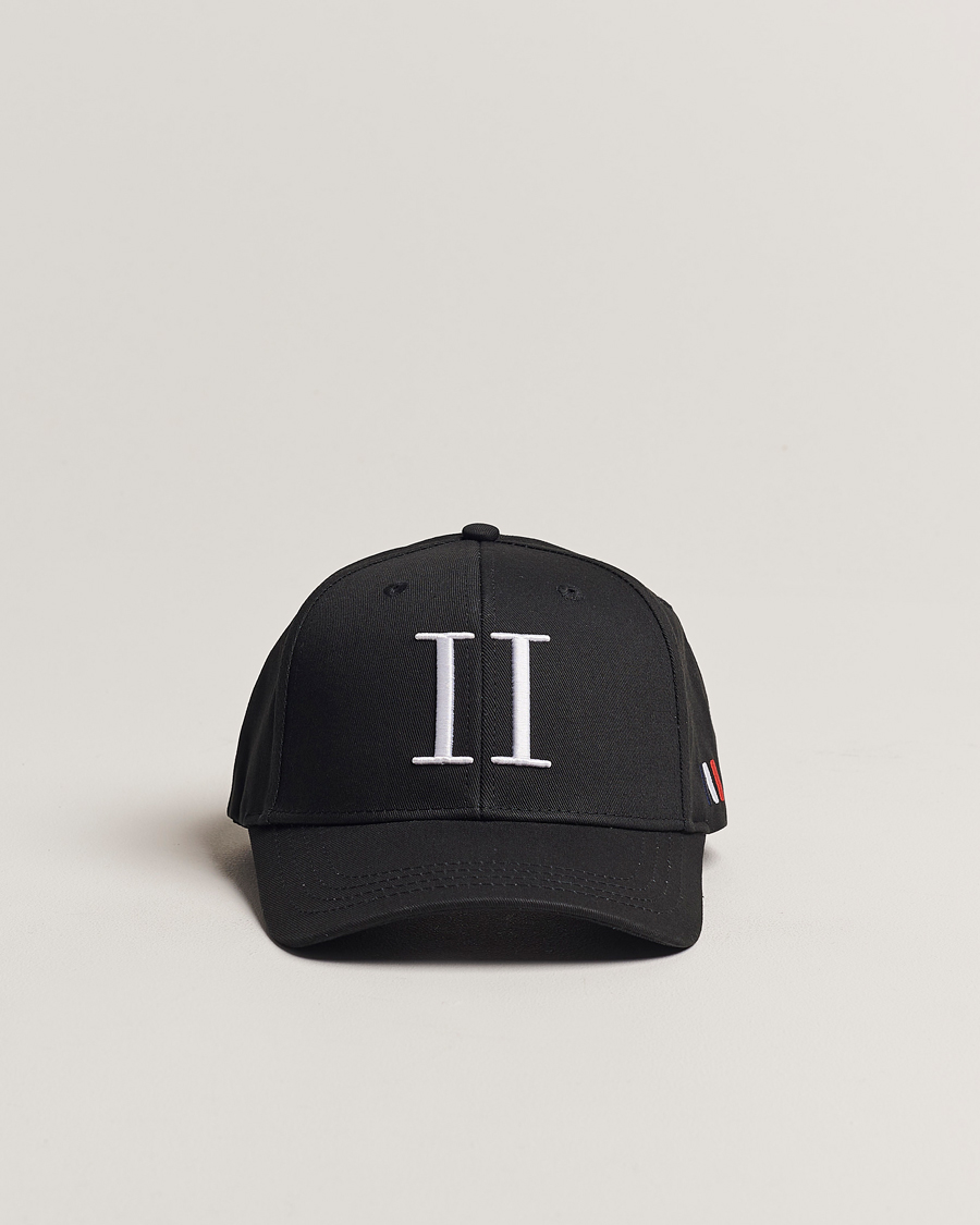 Les Deux Encore Organic Cotton Baseball Cap II Black/White