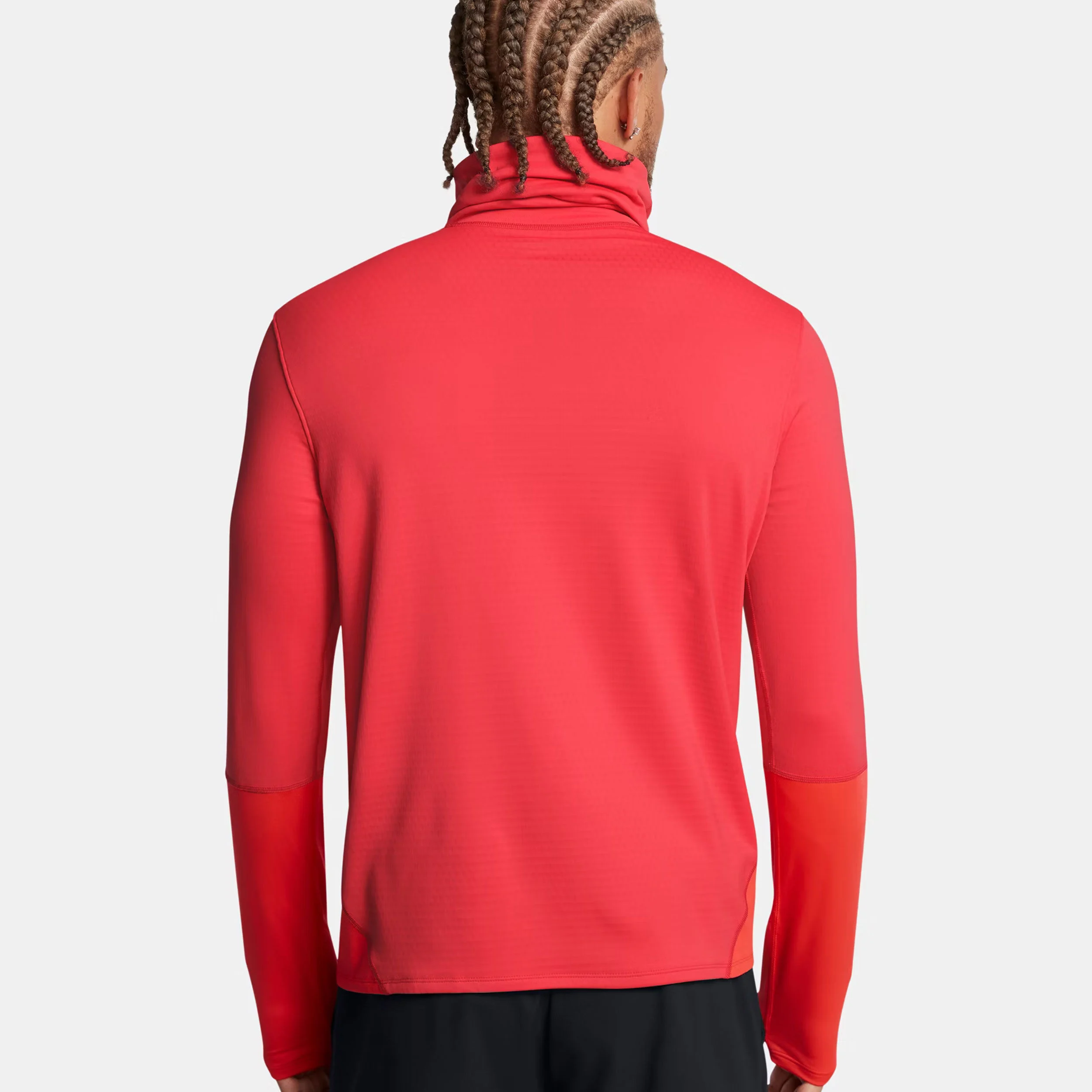 Under Armour Vanish Funnel Top Haut Manches Longues Hommes - Corail