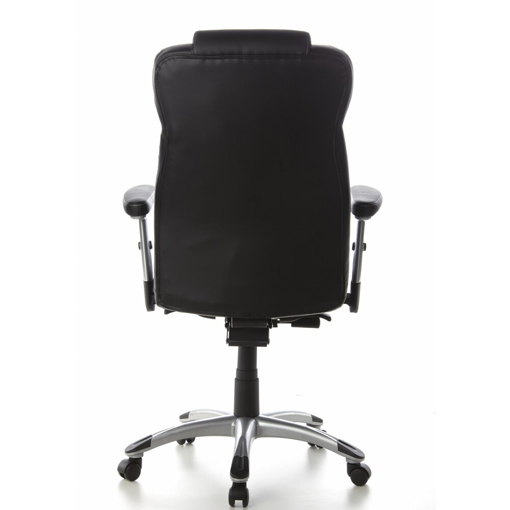 Profi Chefsessel EMBASSY 200 Leder mit Armlehnen (höhenverstellbar) hjh OFFICE