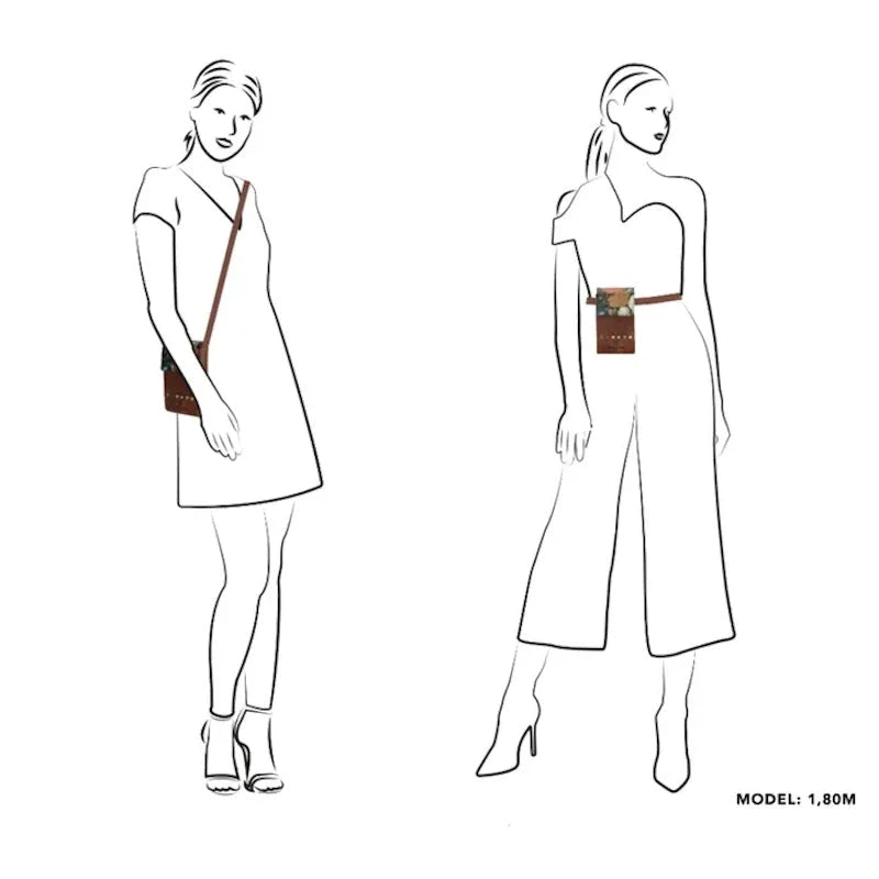 Micmac Bags Masterpiece Telefoontasje Cognac