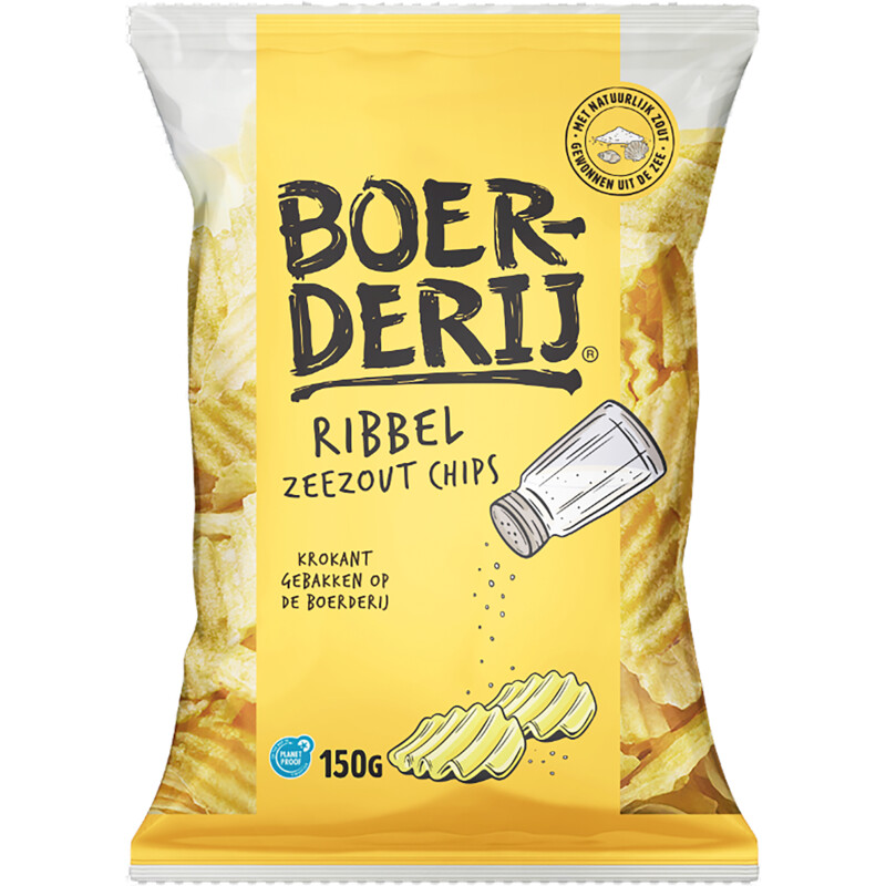 Boerderij Chips ribbel