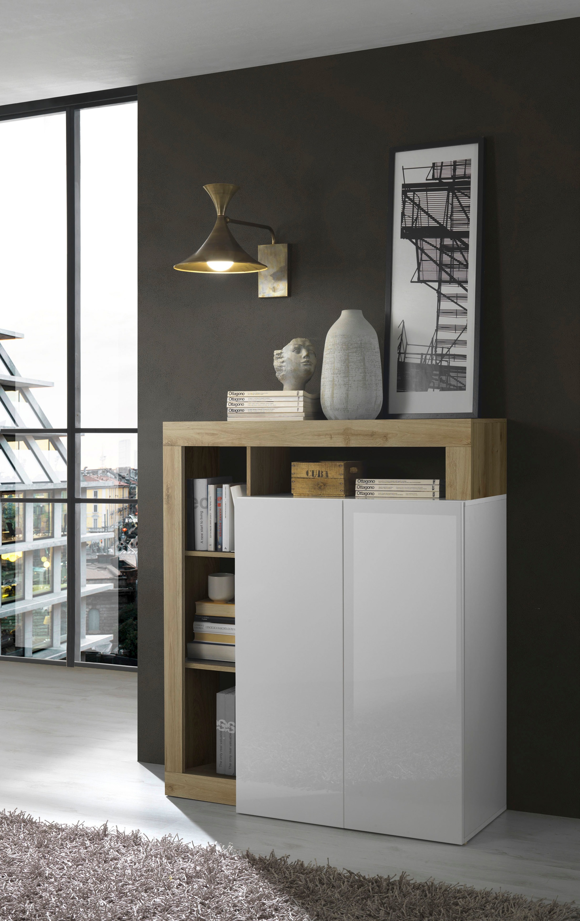 INOSIGN Highboard »Hamburg« Breite 108 cm