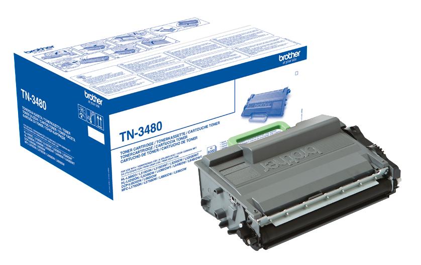 Toner TN-3480 Black<br>Toner, Black