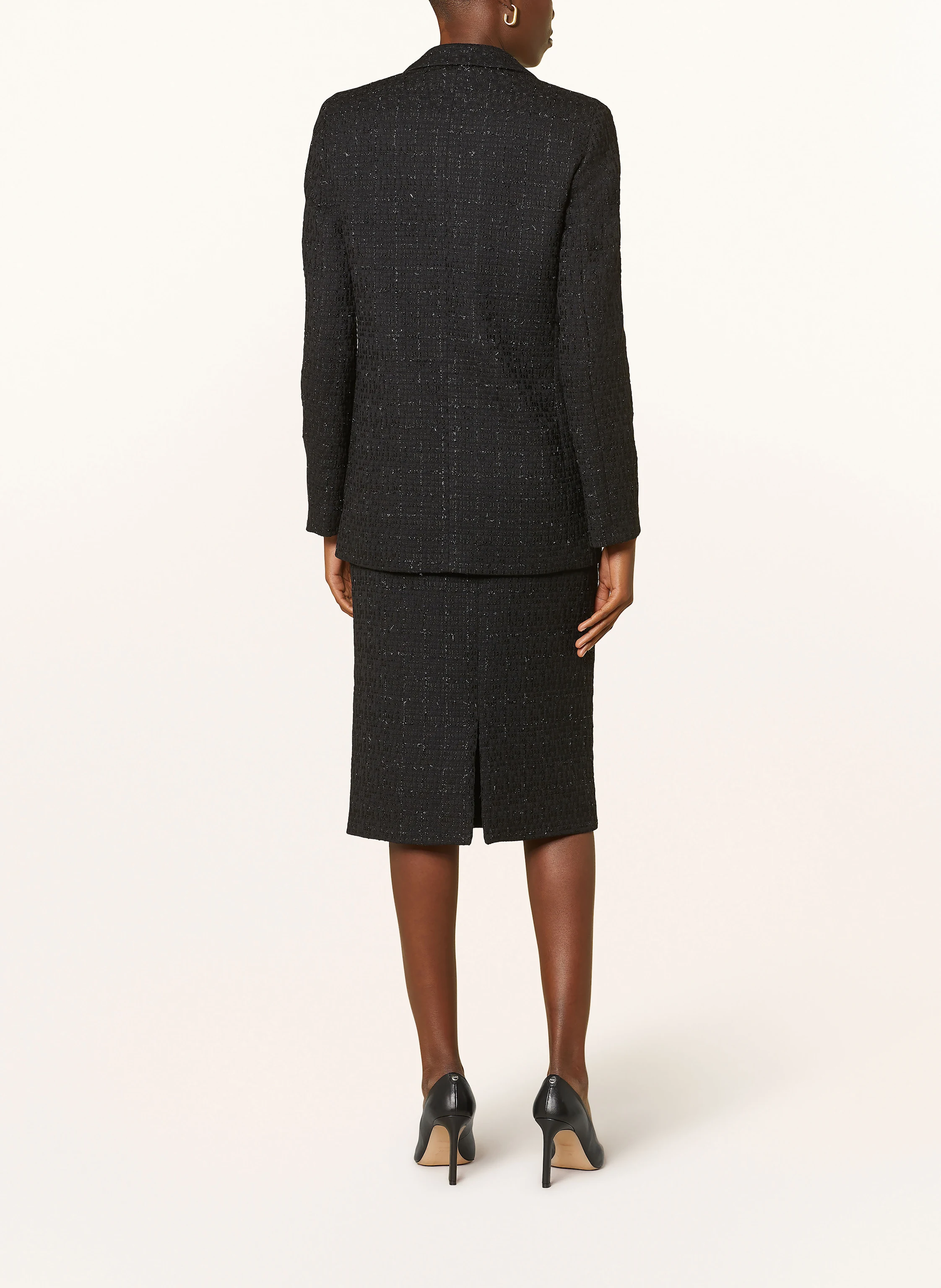HUGO Tweed-Blazer ATISI mit Glitzergarn