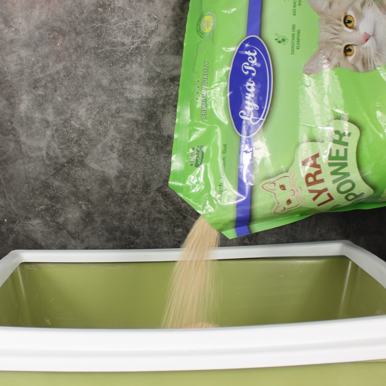 Lyra Pet Lyra Power Grasfaser Katzenstreu klumpend 30l