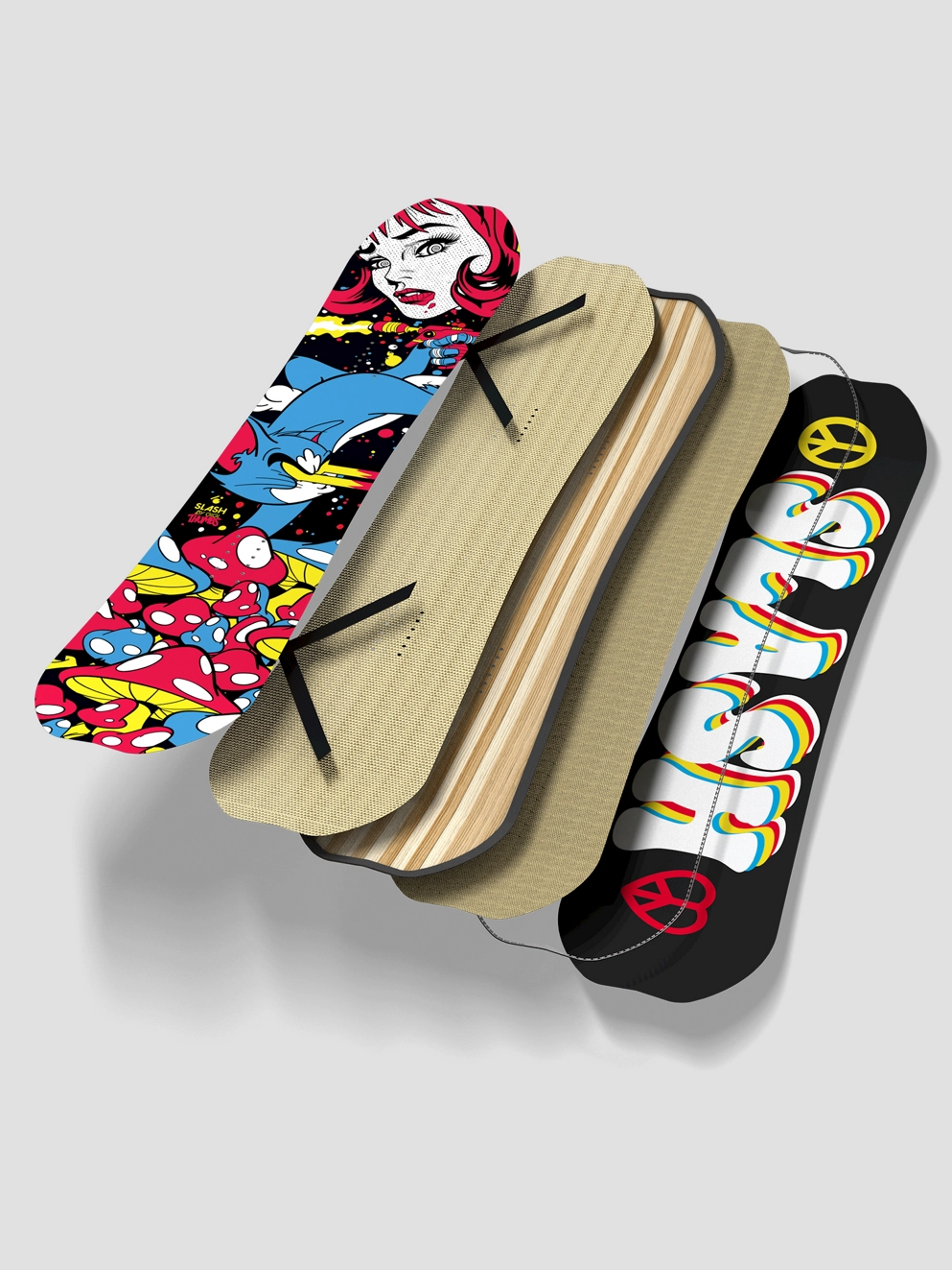 Slash Happy Place X Thumbs 2025 Snowboard uni