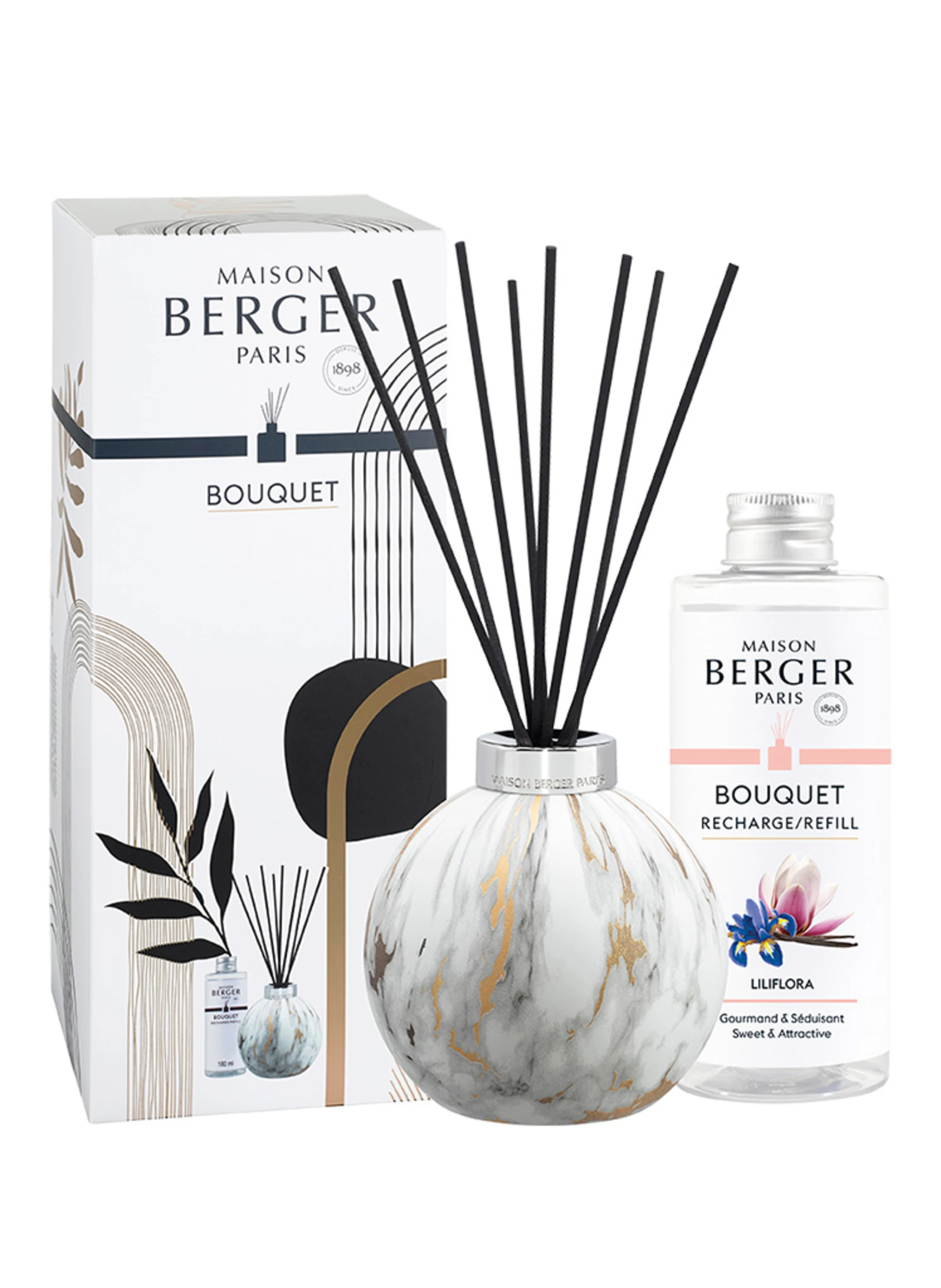 MAISON BERGER PARIS BOUQUET MARBRURE BLANC