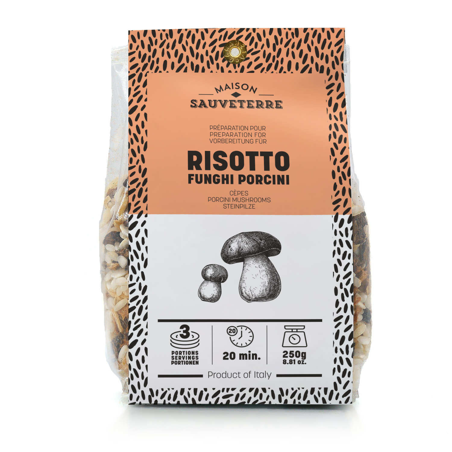 Risotto italien aux cèpes