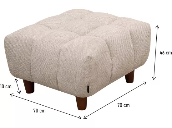 Ottoman pour canapé droit 