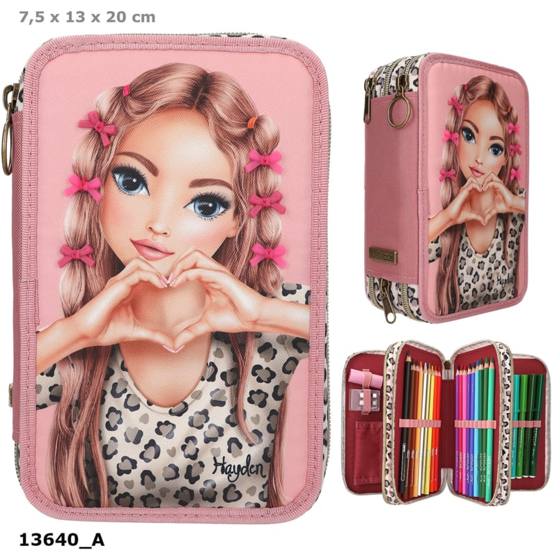 TOPModel 3-vaks etui - Hayden
