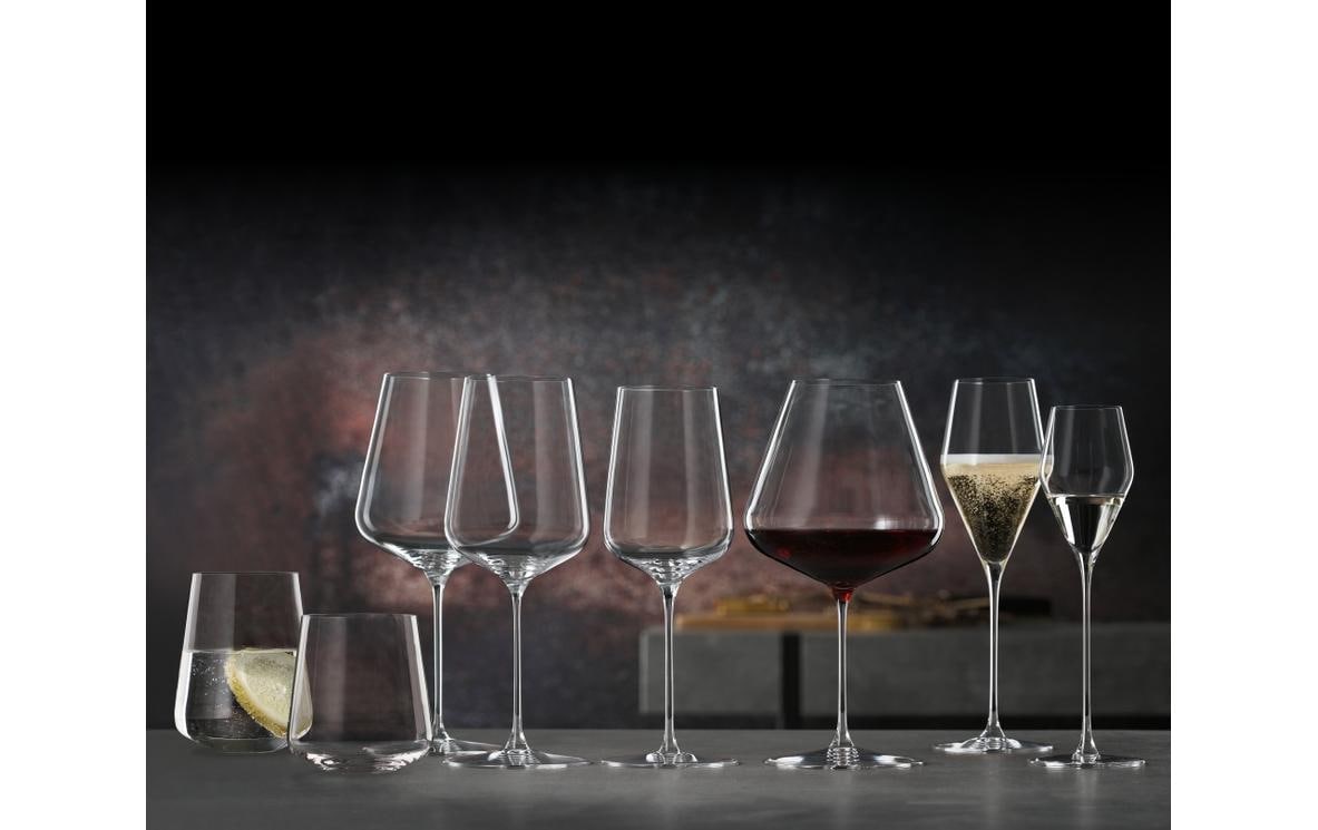 Trinkglas Definition 430 ml, 4 Stück, TransparentElegantes Wassergläser-Set aus Kristallglas