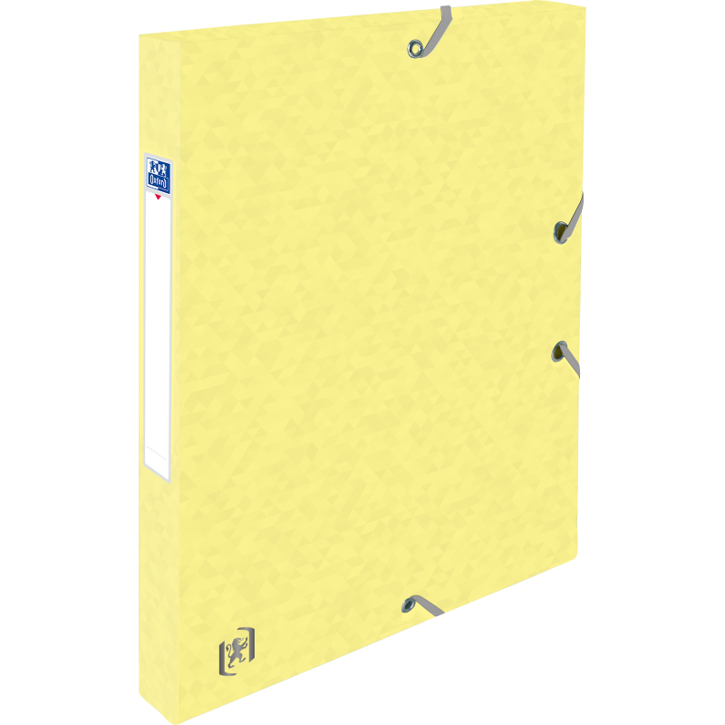 Boite Oxford Top File + 24X32 Dos De 25Mm Assorti Pastel