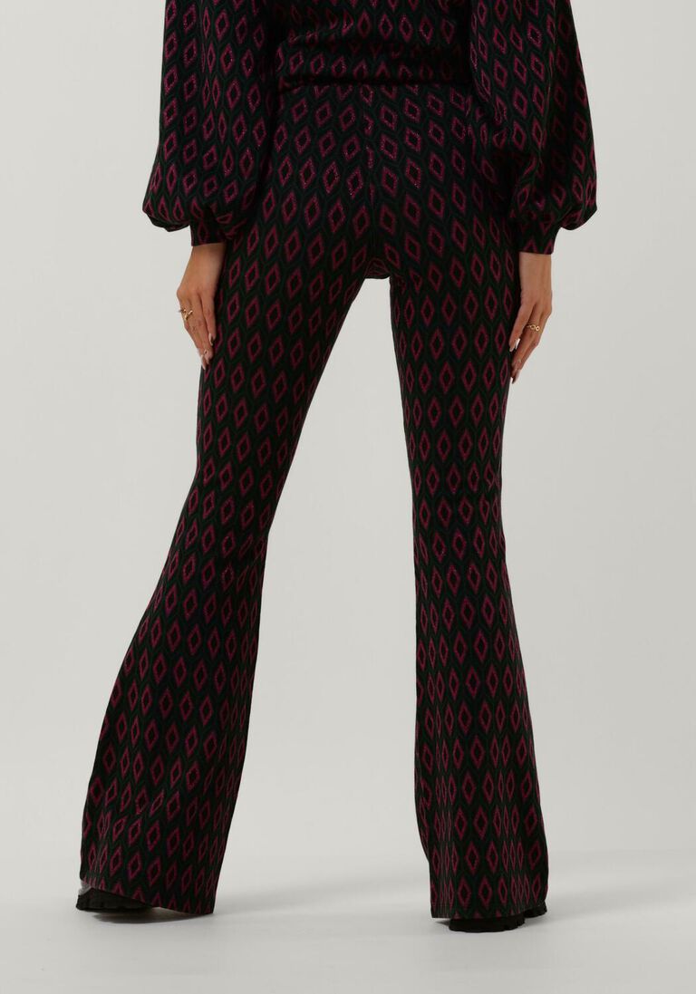 REFINED DEPARTMENT paarse refined department wijde broek 95 ikat knit